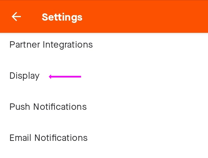 strava app display