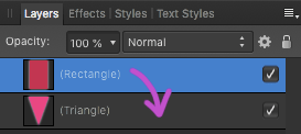 affinity designer ice cream cone layers