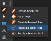 affinity photo inpainting brush tool