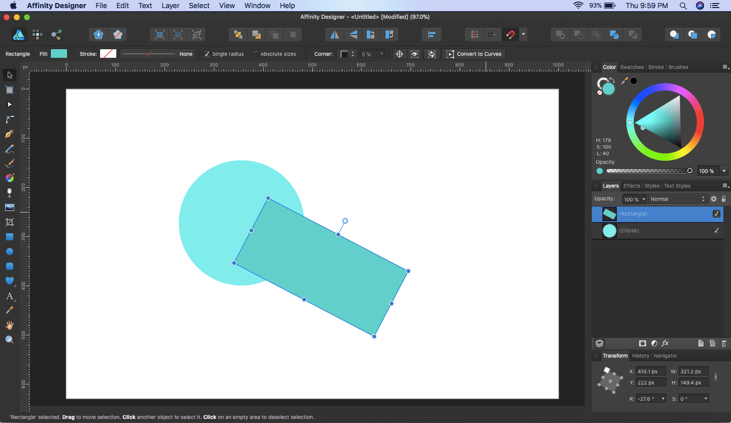 affinity designer flat icon long shadow background