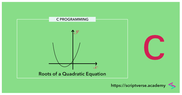 c program quadratic equation