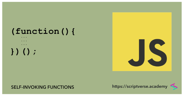 js self-invoking functions