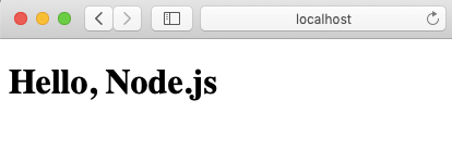 nodejs server html