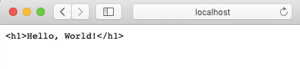 node.js server text with html tag
