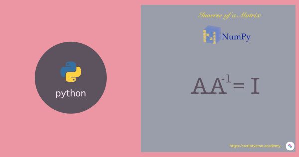 python matrix inverse