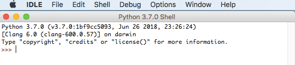idle python shell